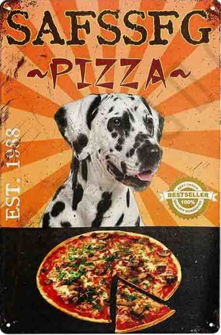 DALMATIEN PLAQUE SAFSSFG PIZZA