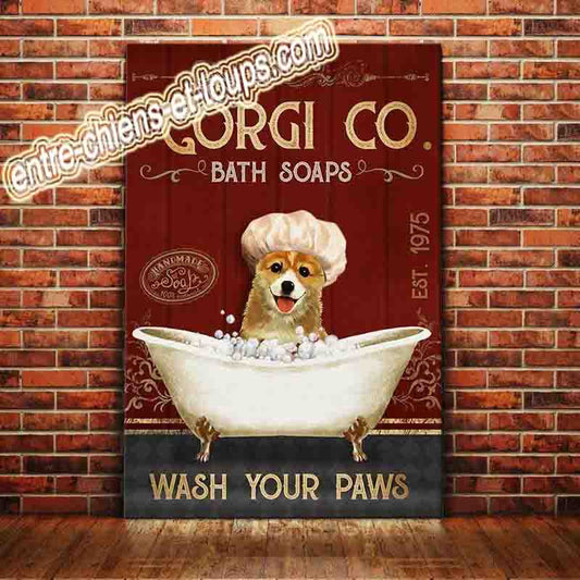 CORGI PLAQUE CORGI CO. BATH SOAPS