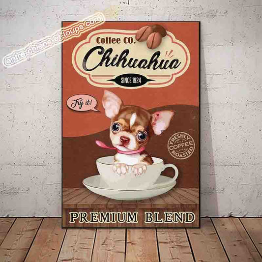 CHIHUAHUA PLAQUE COFFE CO. PREMIUM BLEND