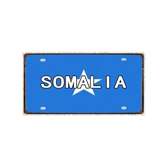 Plaque métal déco vintage 🌍 SOMALIE N° 1 ✔