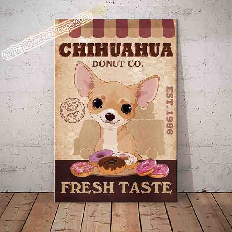 CHIHUAHUA PLAQUE DONUT CO. FRESH TASTE