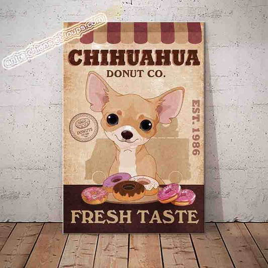 CHIHUAHUA PLAQUE DONUT CO. FRESH TASTE