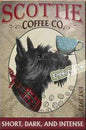 Plaque métal déco vintage 🐕‍🦺 SCOTTISH TERRIER N° 4 ✔