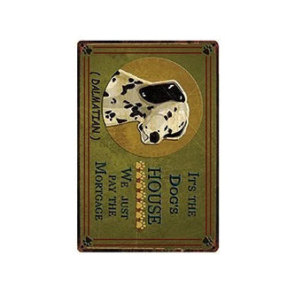 Plaque métal déco vintage 🐕 DALMATIEN N° 98 ✔