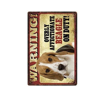 Plaque métal déco vintage 🐕‍🦺 BEAGLE N° 31 ✔