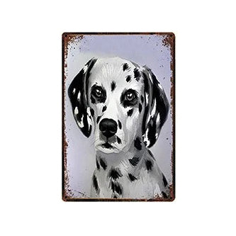 Plaque métal déco vintage 🐕 DALMATIEN N° 87 ✔