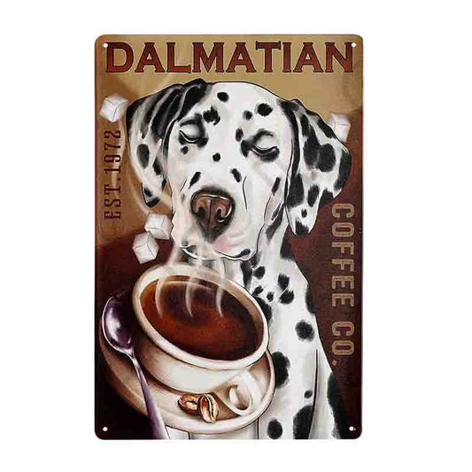 DALMATIEN PLAQUE DALMATIAN COFFEE CO.