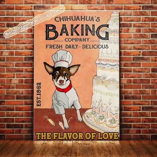 CHIHUAHUA PLAQUE CHIHUAHUA'S BAKING COMPANY  FRESH DAILY DELICIOUS