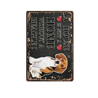 Plaque métal déco vintage 🐕‍🦺 BEAGLE N° 29 ✔