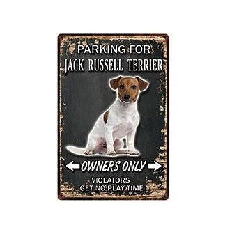 Plaque métal décorative vintage 🐕 JACK RUSSEL N° 51 ✔