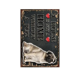 Plaque métal déco vintage 🐕  CARLIN N° 37 ✔