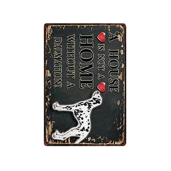 Plaque métal déco vintage 🐕 DALMATIEN N° 90 ✔