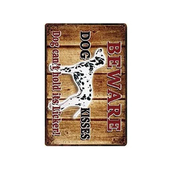 Plaque métal déco vintage 🐕 DALMATIEN N° 96 ✔