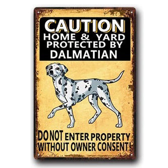 Plaque métal déco vintage 🐕 DALMATIEN N° 81 ✔