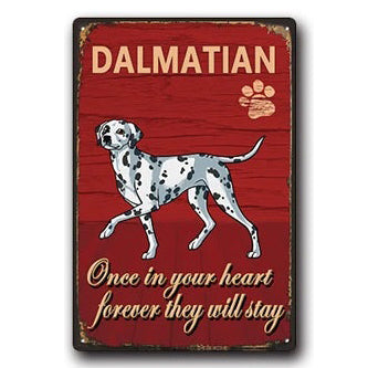 Plaque métal déco vintage 🐕 DALMATIEN N° 77 ✔