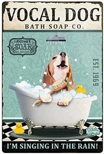 BEAGLE PLAQUE VOCAL DOG BATH SOAP CO