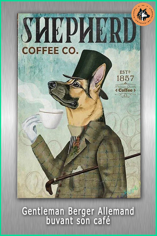 BERGER ALLEMAND PLAQUE COFFEE CO