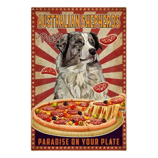 BERGER AUSTRALIEN PLAQUE PIZZA