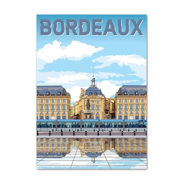 POSTER BORDEAUX France N° 61 ✅