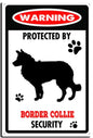 BORDER COLLIE PLAQUE PROTECTED BY