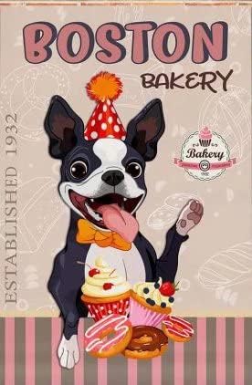 BOSTON TERRIER PLAQUE BAKERY