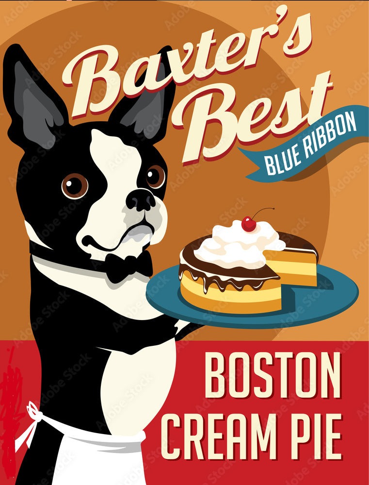 BOSTON TERRIER PLAQUE BAXTER'S BEST