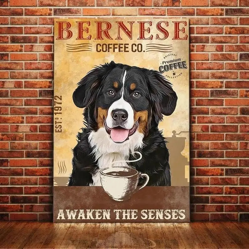 BOUVIER BERNOIS PLAQUE AWAKEN THE SENSES