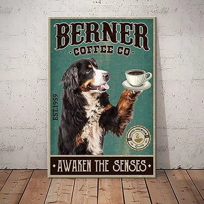 BOUVIER BERNOIS PLAQUE COFFEE CO