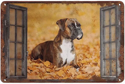 BOXER PLAQUE PORTRAIT