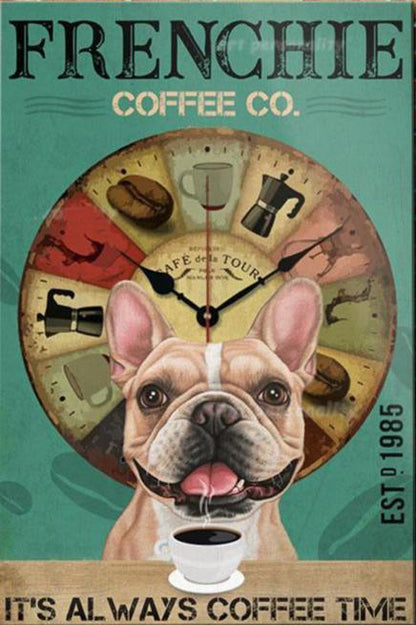 BULLDOG PLAQUE FRENCHIE COFFEE CO.