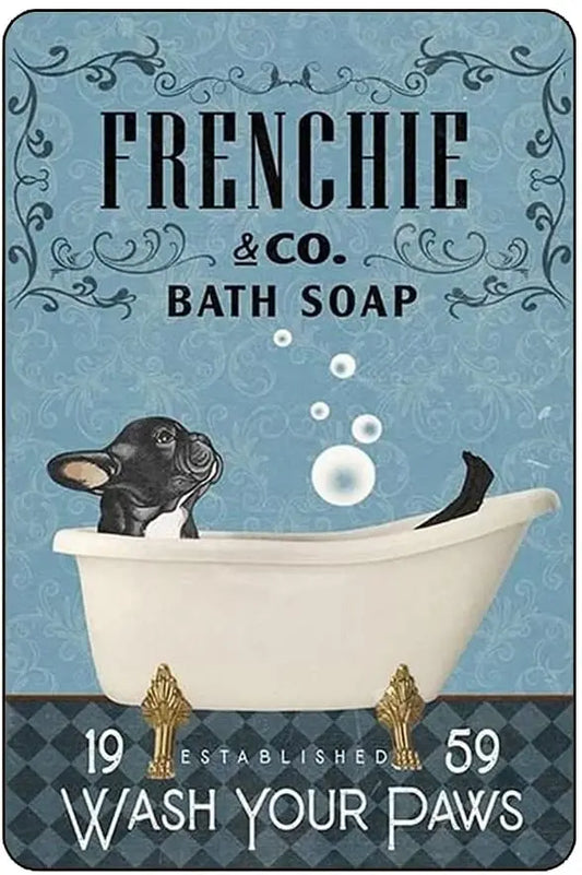 BULLDOG PLAQUE FRENCHIE & CO. BATH SOAP