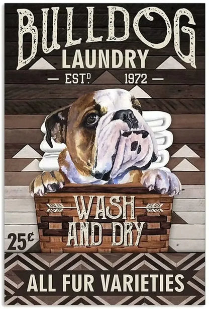 BULLDOG PLAQUE LAUNDRY