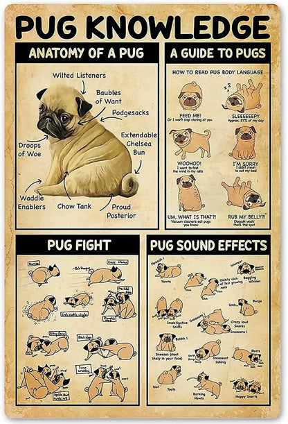 CARLIN PLAQUE PUG KNOWLEDGE