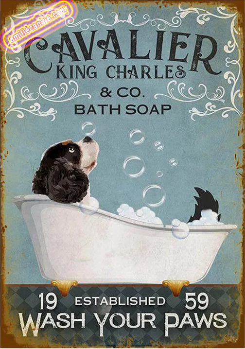 CAVALIER KING CHARLES PLAQUE BATH SOAP... 