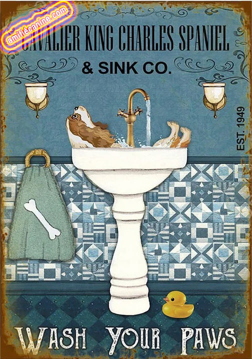 CAVALIER KING CHARLES PLAQUE & SINK CO. 