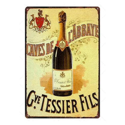 PLAQUE CHAMPAGNE TESSIER