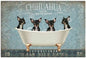 CHIHUAHUA PLAQUE CHIHUAHUA & CO. BATH SOAP WASH YOUR PAWS.