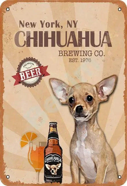 CHIHUAHUA PLAQUE NEW YORK, NY CHIHUAHUA BREWING CO.