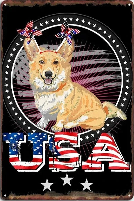 CORGI PLAQUE CORGI USA