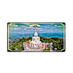 Plaque métal déco vintage 🌎 Phuket Thaïlande N° 52 ✔