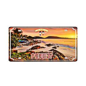 Plaque métal déco vintage 🌎 PHUKET Thaïlande N° 59 ✔