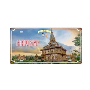 Plaque métal déco vintage 🌎 PHUKET Thaïlande N° 44 ✔