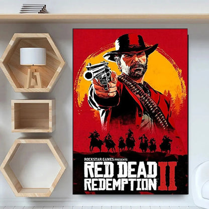 Exemple décor plaque red dead 2