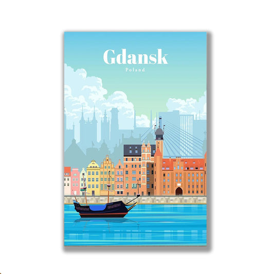 POSTER GDANSK Pologne N° 3 ✅