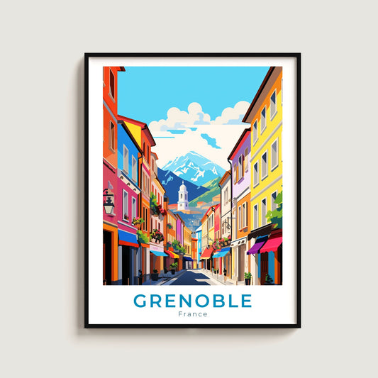 Poster GRENOBLE France N° 78 ✅