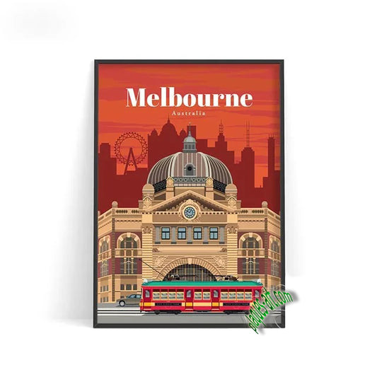 Poster MELBOURNE Australie N° 6 ✅