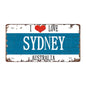 Plaque métal déco vintage 🌍 SYDNEY Australie N° 50 ✔