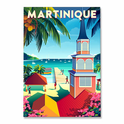 PLAQUE DECO FRANCE MARTINIQUE