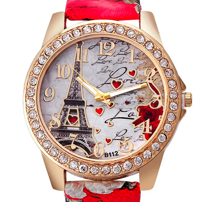 MONTRE Femme Paris Tour Eiffel Coups de 💝 France N° 6