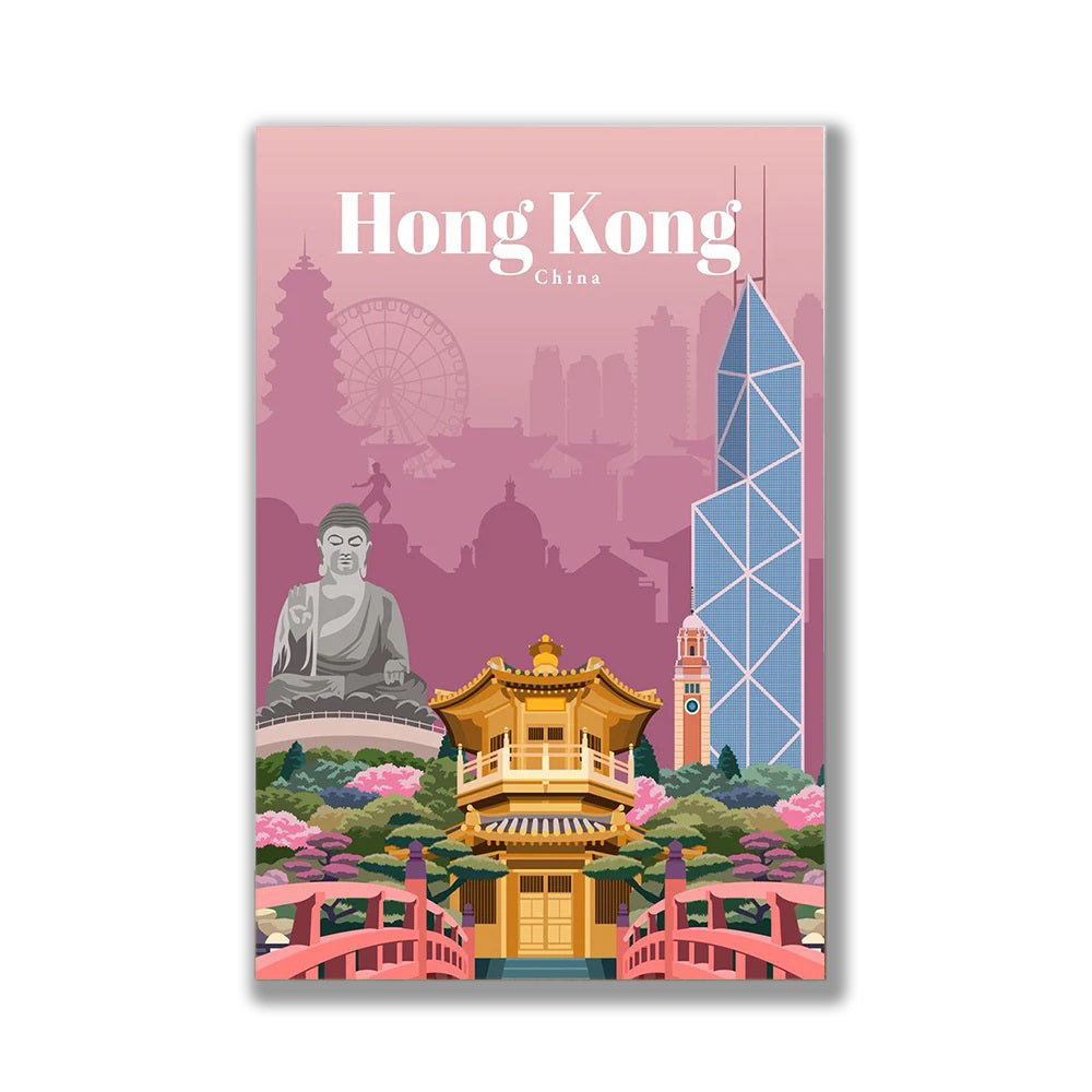 POSTER HONG KONG Cina N°4 ✅